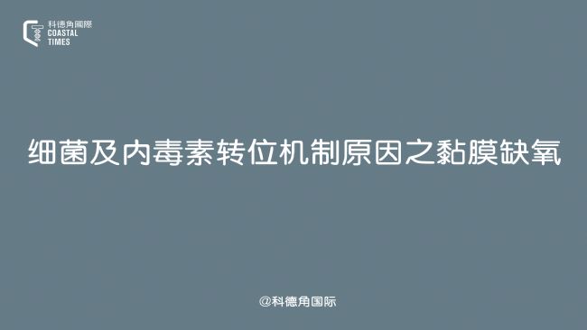 細菌及內毒素轉位機制原因之黏膜缺氧
